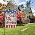 thumbnail image 1 of July 4th Garden Flags for Outside,Independence Day Patriotic Garden Flag,Double Side Usa Flag 4th of July Yard Outdoor Decoration,Stars Yard Flag,Summer Seasonal Farmhouse Outdoor Outside Decoration, 1 of 8