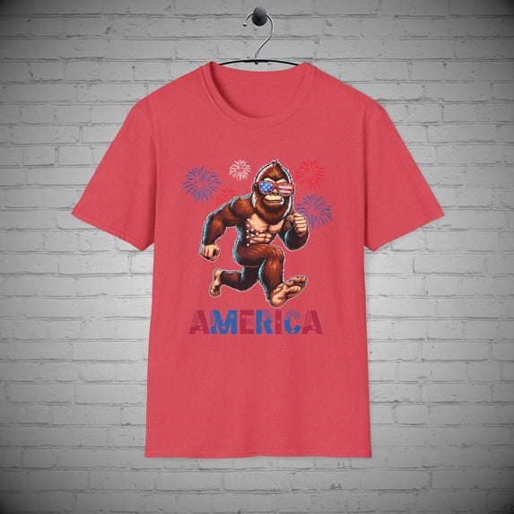 July 4th Gorilla T-Shirt, Sash squash tee, America Independence Day Tee