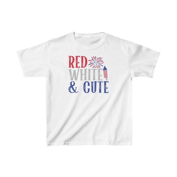July 4th Kids T-Shirt, Independence Day Children's Tee, Size 4T - 20