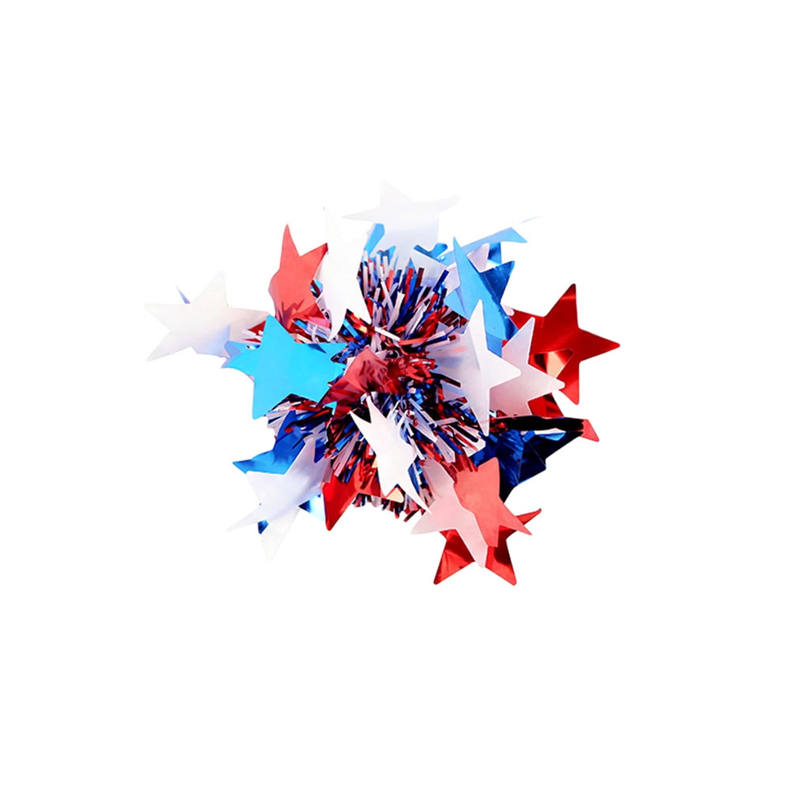 July 4th Patriotic Hair Barrettes for Girls, Red White Blue Secure Hold Hair Clips. Universal Styling Accessory for All Hair Types.