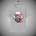 thumbnail image 1 of July 4th Poodle T-Shirt, Dog Puppy tee, Independence Day Tee, 1 of 1