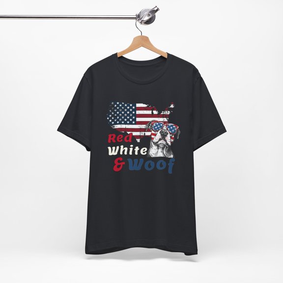 July 4th USA Pitbull Short Sleeve T-Shirt