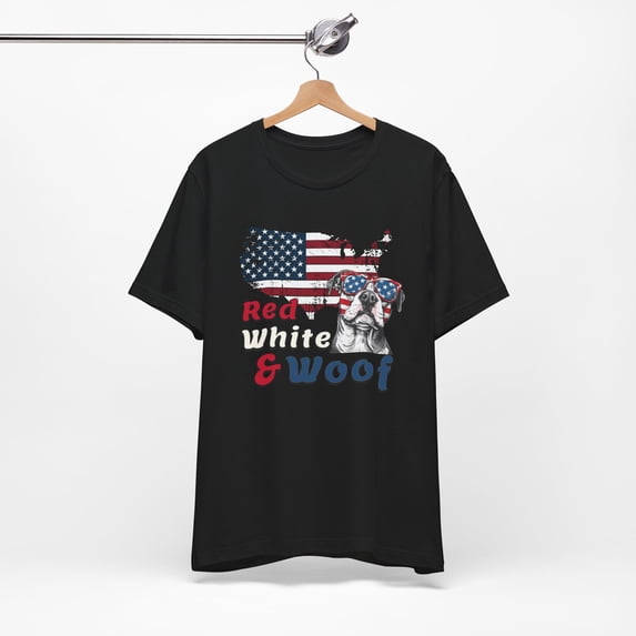 July 4th USA Pitbull Short Sleeve T-Shirt