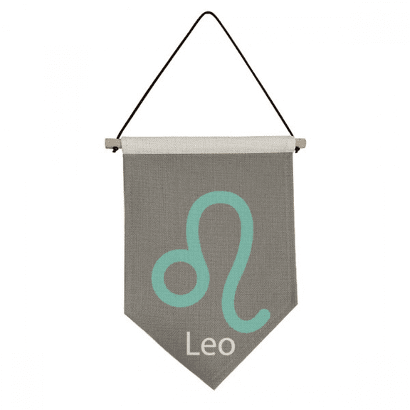 July August Leo Constellation Pattern Canvas Flag Hanging Wall Art Decor Banner