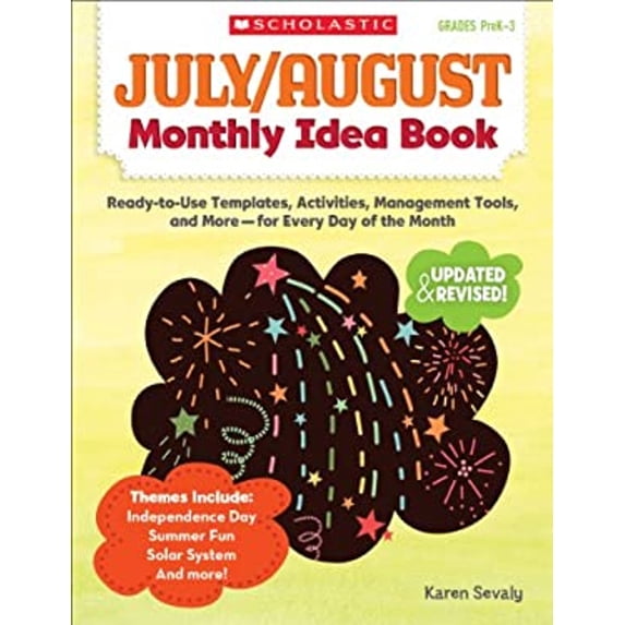 Pre-Owned July August Monthly Idea Book: Ready-to-Use Templates, Activities, Management Tools, and More - for Every Day of the Month Paperback Karen Sevaly