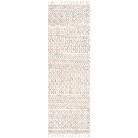 July Charcoal 2'6" x 8' Global Runner Area Rug