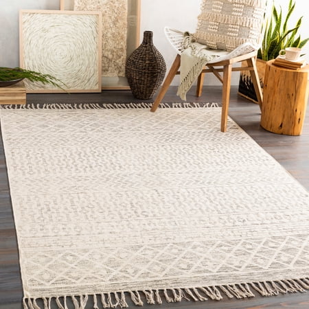 July Charcoal 6' x 9' Global Rectangle Area Rug