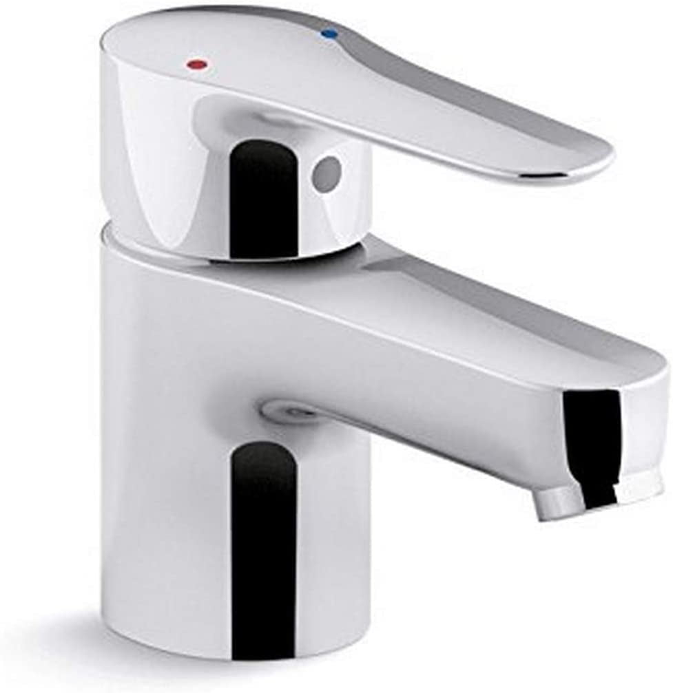 July Polished Chrome Single-Handle Low-Arc Commercial Faucet