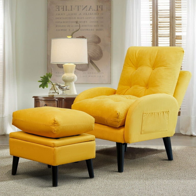 Yellow comfy chair