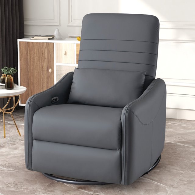 July’s Song Swivel Rocker Recliner for Nursery,Power Recliner Glider