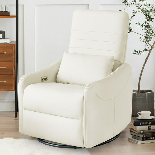 July’s Song Swivel Rocker Recliner for Nursery,Power Recliner Glider