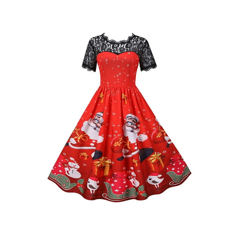 Christmas party swing dress sales