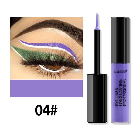Julystar Colored Liquid Eyeliner, Waterproof - Smudge-Proof - Multi-Purpose Painting
