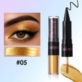 thumbnail image 1 of Julystar Dual Ended Liquid Eyeshadow & Eyeliner, Shimmer Metallic Glitter Eye Makeup, Long Lasting Non-Crease Multifunctional Liquid Eye Shadow for Daily & Party, 1 of 11
