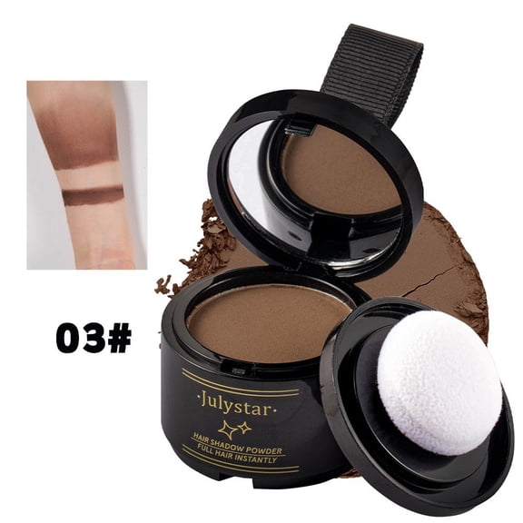 Julystar Hairline Filler Powder - Instant Root Cover Up for Thinning Hair, Forehead Shadow for Women & Men, Natural Look, Waterproof & Sweatproof