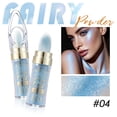 thumbnail image 1 of Julystar Multi-Use Highlighter Powder, Sponge-Tip Loose Shimmer Powder for Face, Body, Eyes & Hair, Long-Lasting All-Over Glow Makeup, 1 of 11