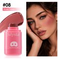 thumbnail image 1 of Julystar Pocket Blush Stick, 8 Colors Cream Blush for Cheeks Lips Eyes, Long-Lasting Buildable Multi-Use Makeup Stick, Portable Blendable Blush for All Skin Tones, 1 of 10