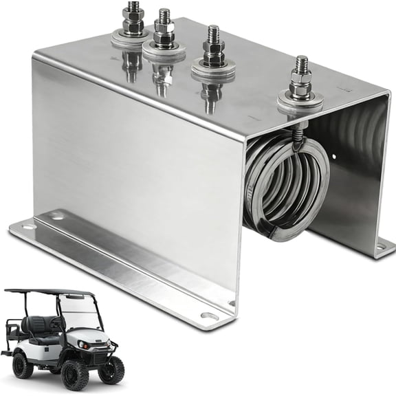 Jumach Golf Cart IPC Power Resistor Assembly Compatible with 1986-1990 EZ-GO Marathon Type Golf Cart with a Resistor Style Speed Controller, 0.3 Golf Cart Edge Resistor Style Speed Replace 28197G01