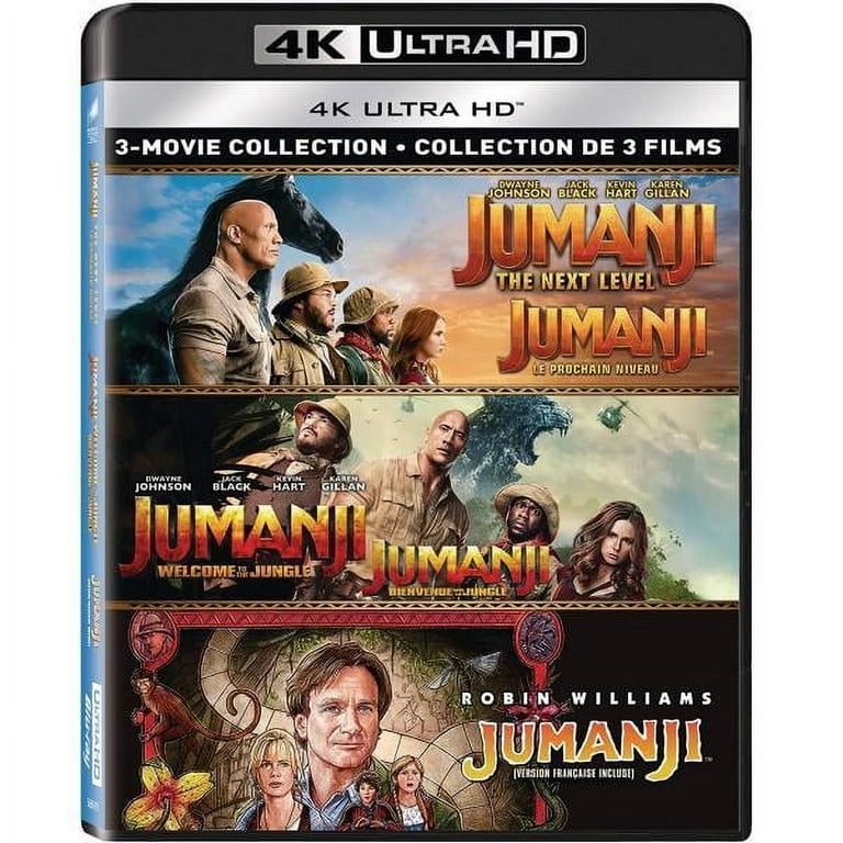 Jumanji: 3 Movie Collection (4K Ultra HD + Digital) 
