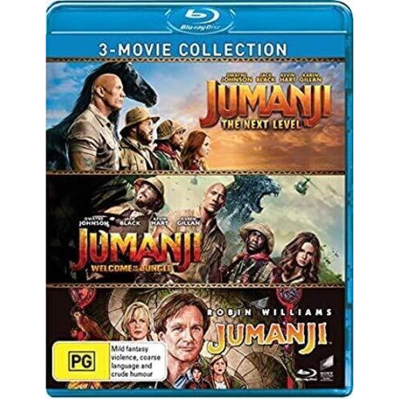 Jumanji: 3-Movie Collection: Jumanji / Jumanji: Welcome to the Jungle /Jumanji: The Next Level