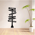thumbnail image 1 of Jumanji Brantford Pathway Map Sign Signage Cartoon Wall Sticker Art Decal for Girls Boys Room Bedroom Nursery Kindergarten House Fun Home Decors Stickers Wall Art Vinyl Decoration Size (10x6 inch), 1 of 3