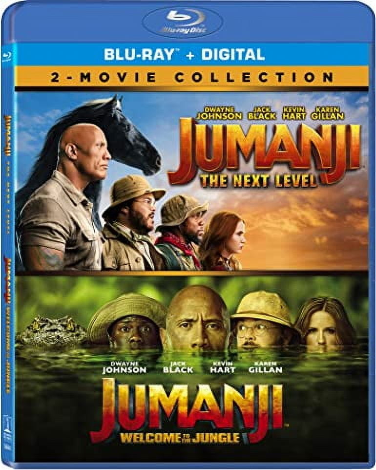 New Jumanji 2 Pack Welcome To The Jungle The Next Level Blu ray Digital