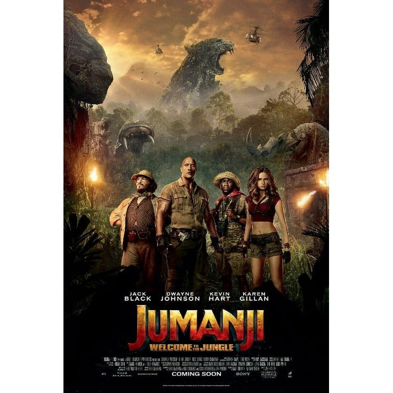 Jumanji: Welcome to the Jungle Movie Poster Print (27 x 40) Item