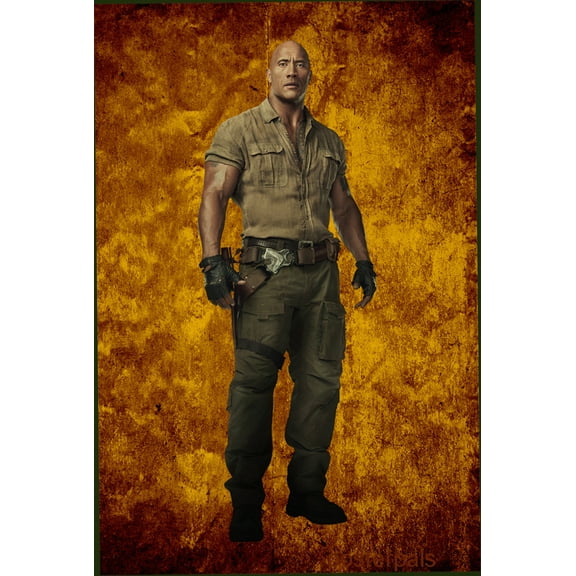 Jumanji Welcome to the Jungle Smolder Poster 11inx17in Poster 11x17 Multicolor, Any Room, Adults, Square, Best Posters