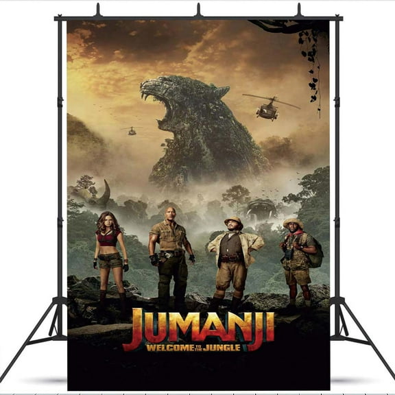 Jumanji school Background Banner Birthday Backdrop Party Supplies Taspestry Wall Decor Poster Lover
