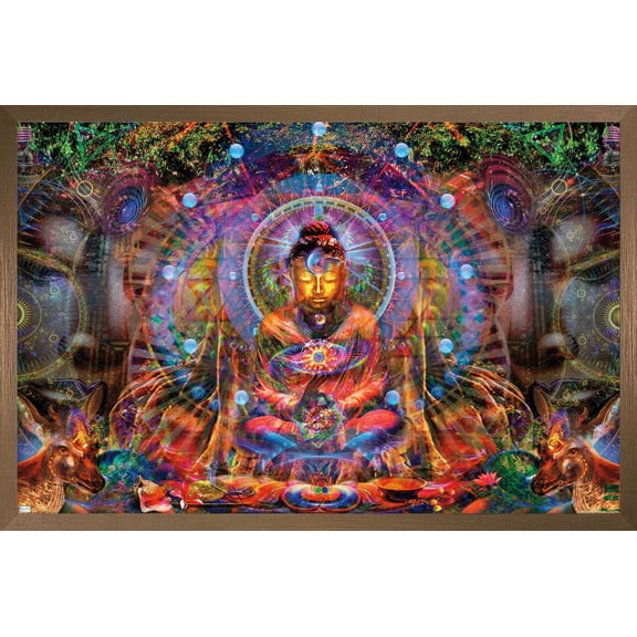 Jumbie - Buddha Wall Poster, 22.375" x 34" Framed