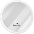 thumbnail image 1 of Jumbl 7X Magnifying Round Glass Makeup Mirror with Suction Cup, 1 of 8