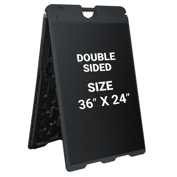 JUMBL Folding Poster Signage with PVC Casing Weather-Resistant 24 x 36 Inches
