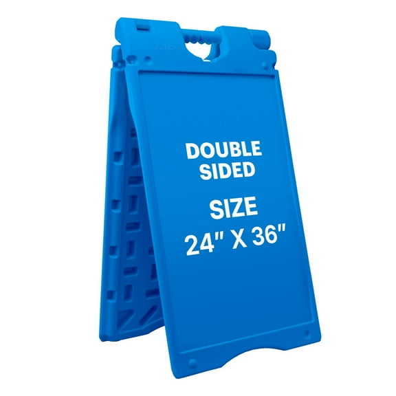 JUMBL Folding Double-sided Weather-resistant Signboard for Sidewalk Display