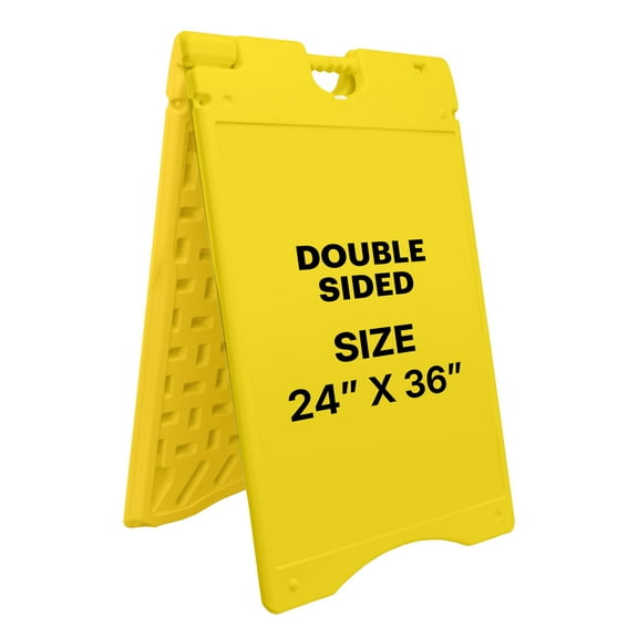 JUMBL Sidewalk Sign PVC A-frame 24 x 36 Inches Display Signboard