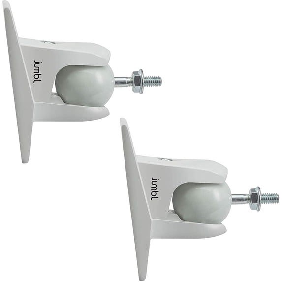 Jumbl SINSB7W ProGrip Ultra Wall Mount Speaker Mount Bracket, 2 Count