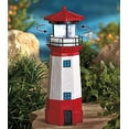 thumbnail image 1 of JUMBL Solar Lighthouse with Rotating Lamp - Outdoor Garden Decor, 1 of 2