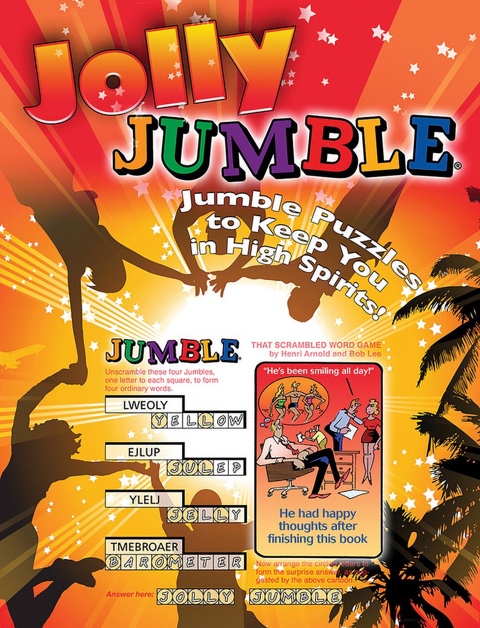Jumbles®: Jolly Jumble® : Jumble® Puzzles to Keep You in High Spirits! (Paperback) - image 1 of 1