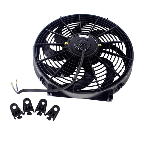 Jumbo 14 inch Universal Slim Pull Push Racing Electric Radiator Engine Cooling Fan,Radiator Cooling Fan for Car