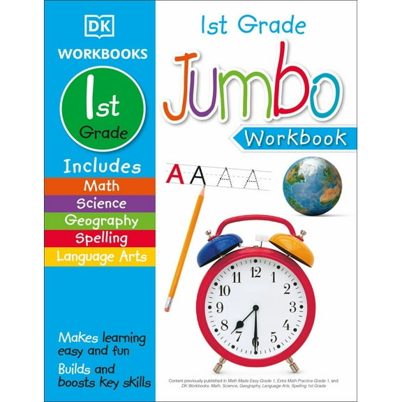 Jumbo 1st Grade Workbook (Paperback)