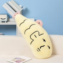 Jumbo 28in Yellow Fish Pillow Plush - Huggable Bed Pillow & Cuddle Buddy 2-Sizes, Gift-Grade Machine Washable (Child-Safe) Yellow