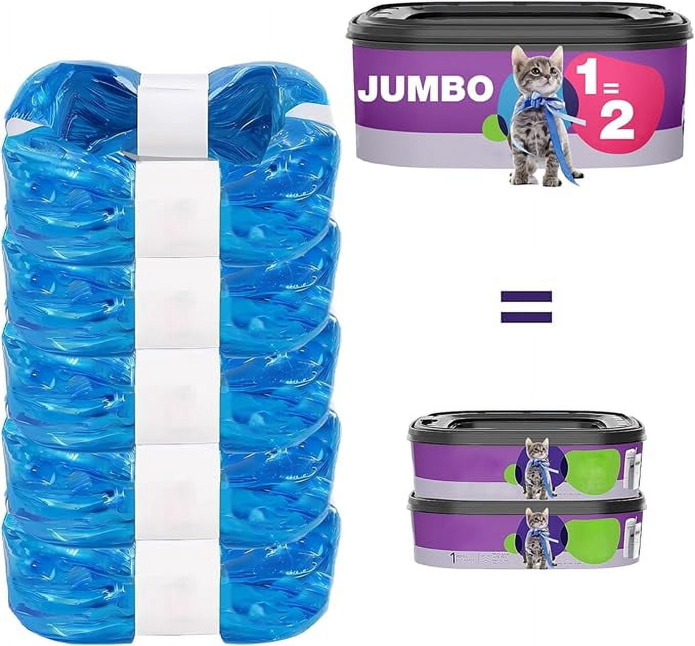 Aazon.co : 8 Pack Cat Litter Refill Bags Cartridge Copatible With