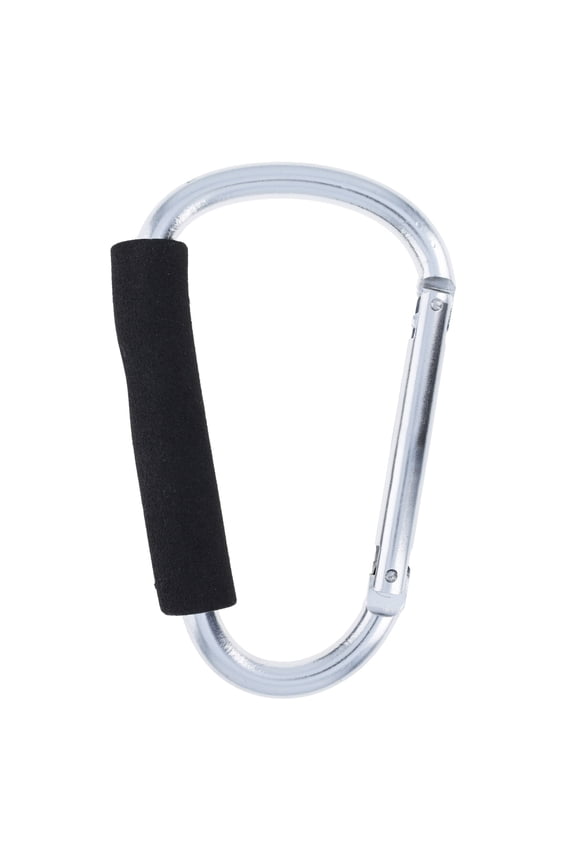 Jumbo 6.5" XL Carabiner Key Chain - Chrome Silver