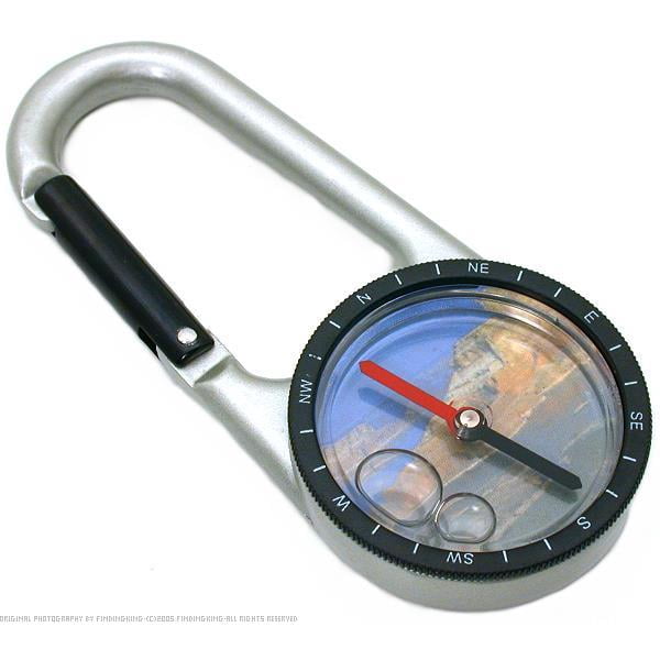 jumbo aluminum compass with snap hook. : ( pack of 1 pc ) - Walmart.com