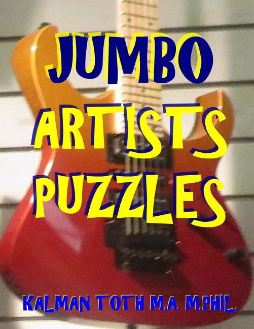 Jumbo Artists Puzzles : Music Themed Word Search Puzzles