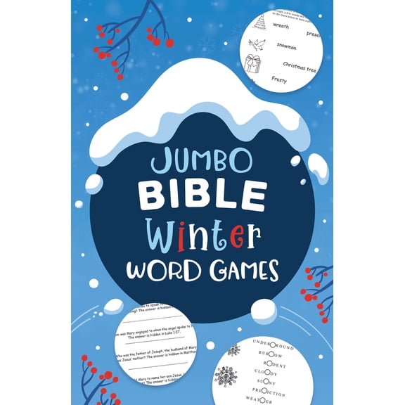 Pre-Owned Jumbo Bible Winter Word Games (Paperback) 1636096646 9781636096643