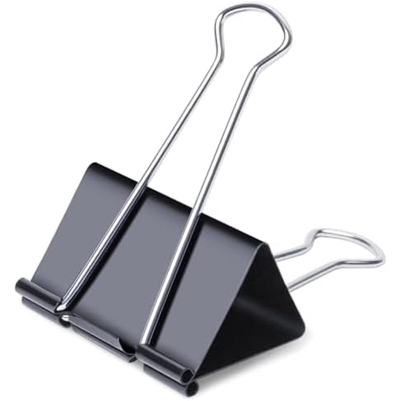 Jumbo Binder Clips 3 inch (18 Pcs), Extra Large Binder Clips Giant for Office Supplies