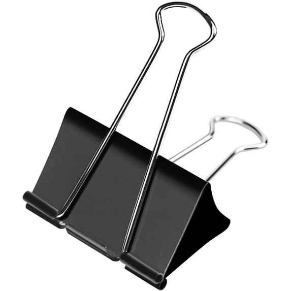 Jumbo Binder Clips 3 inch, Binder Clips Extra Large Heavy Duty 18 Pcs for Office Supplies, Black