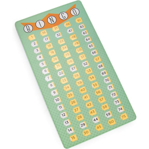 Jumbo Bingo Shutter Master Board - Giant Calling Card with Sliding Windows - Large Cardboard Number Chart - Reusable Set Supplies for Game Night, Schools, Rec Centers, Senior Homes, & Charity Events