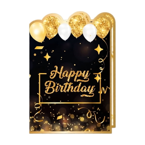 Jumbo Birthday Signature Guest Book Card Giant Writable Greeting Poster with Matching Envelope Large Fold-Out Message Board for Surprise Parties, Retirement & Milestone Celebrations