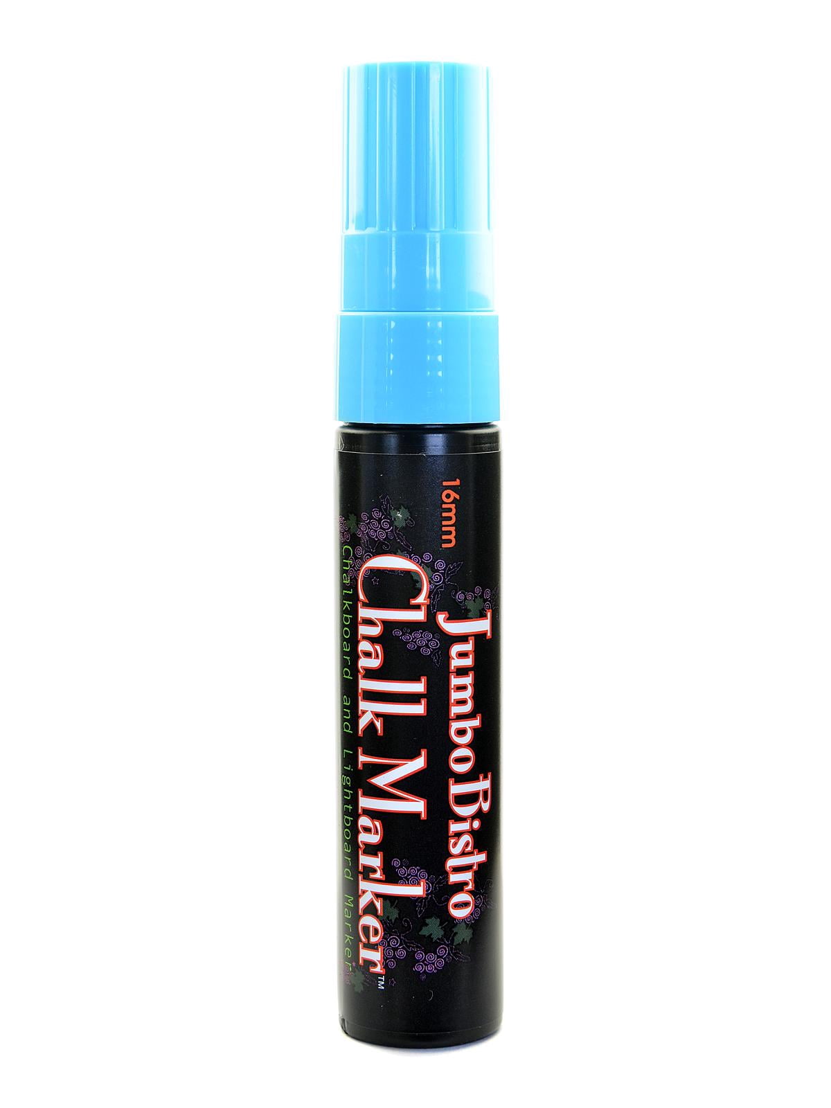Jumbo Bistro Chalk Markers 16 mm, fluorescent blue (pack of 6)